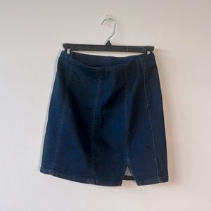 Free People denim skirt